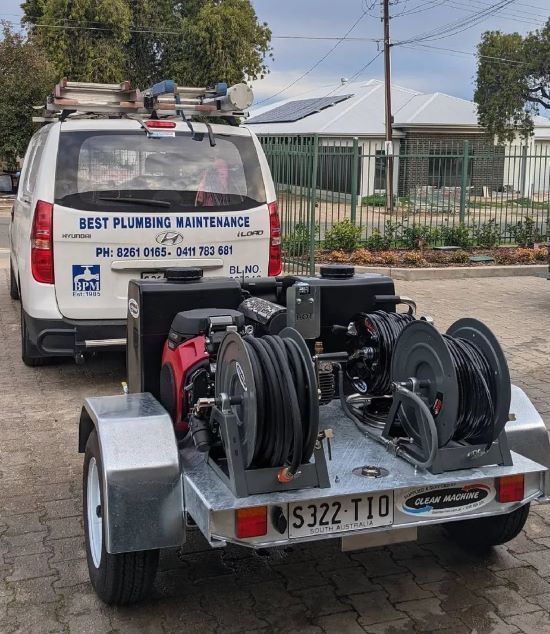 plumber smithfield SA best plumbing maintenance van